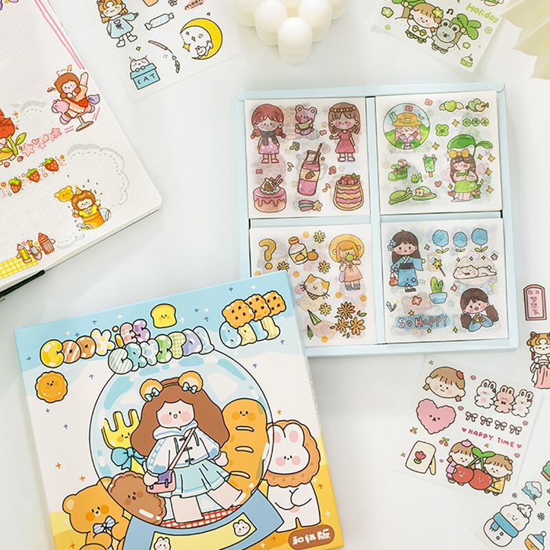 

100pcs Cartoon Graphic Random Sticker, Multicolor