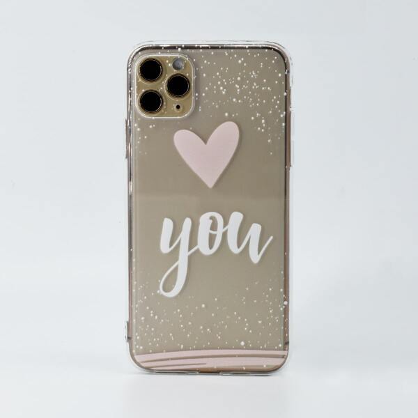 

Letter Graphic Clear Phone Case