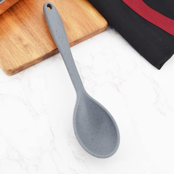 

1pc Silicone Cooking Spoon, Grey