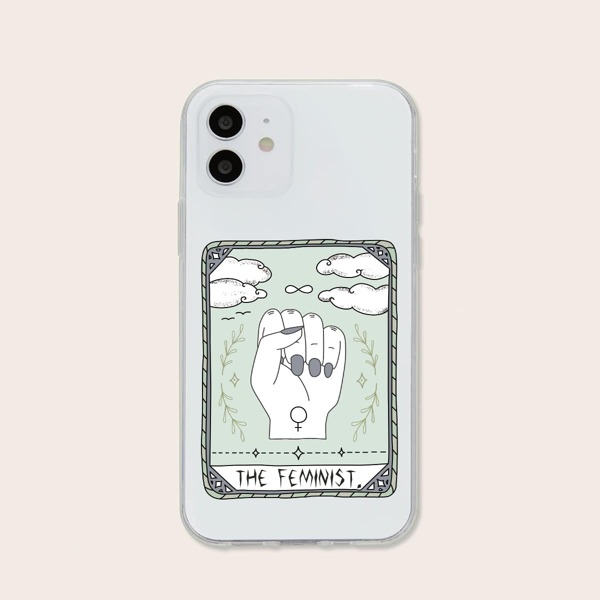 

Tarot Pattern Clear Phone Case