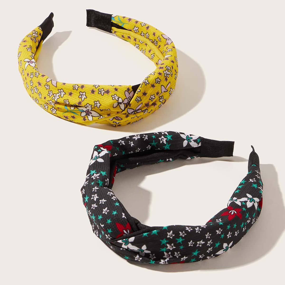 

2pcs Ditsy Flower Headband, Multicolor