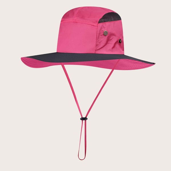 

Wide Brim Bucket Hat, Hot pink