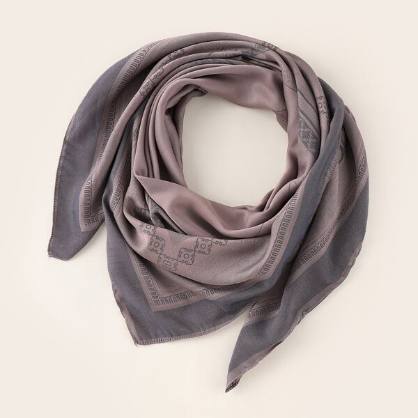 

1pc Graphic Scarf, Multicolor
