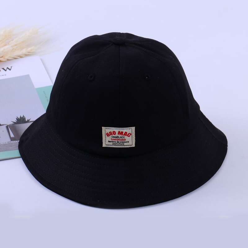 

Letter Patched Bucket Hat, Multicolor