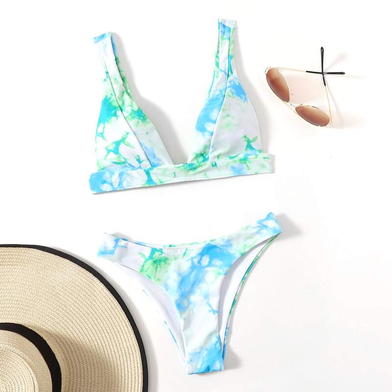 

Tie Dye Bikini Swimsuit, Multicolor