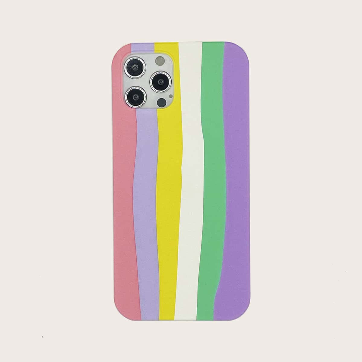 

Colorful Striped Pattern Phone Case, Multicolor