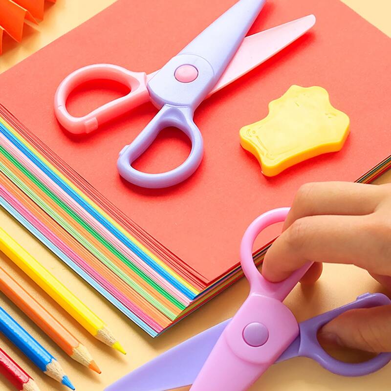 

1pc Random Safety Art Scissors, Multicolor