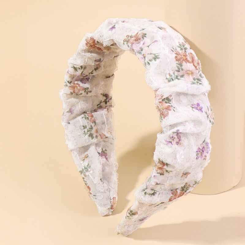 

Ditsy Floral Pattern Lace Hair Hoop, Multicolor