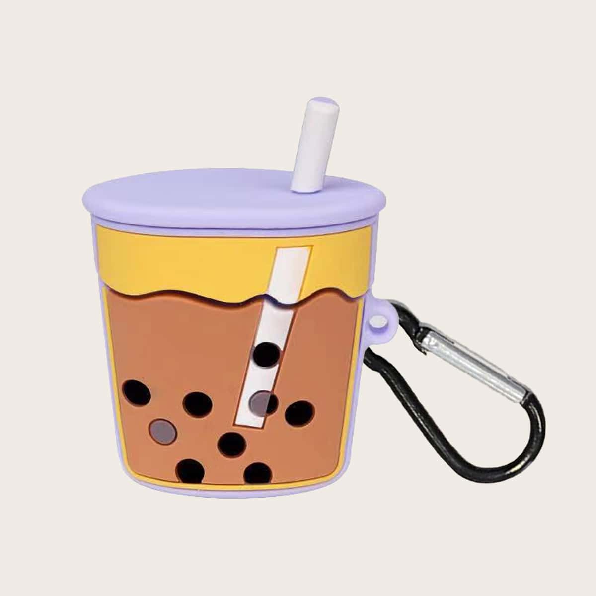 

Bubble Tea Shaped Case For Airpods, Mauve purple