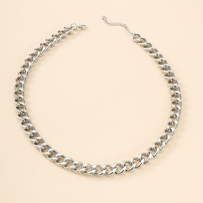 

Minimalist Chain Necklace, Silver