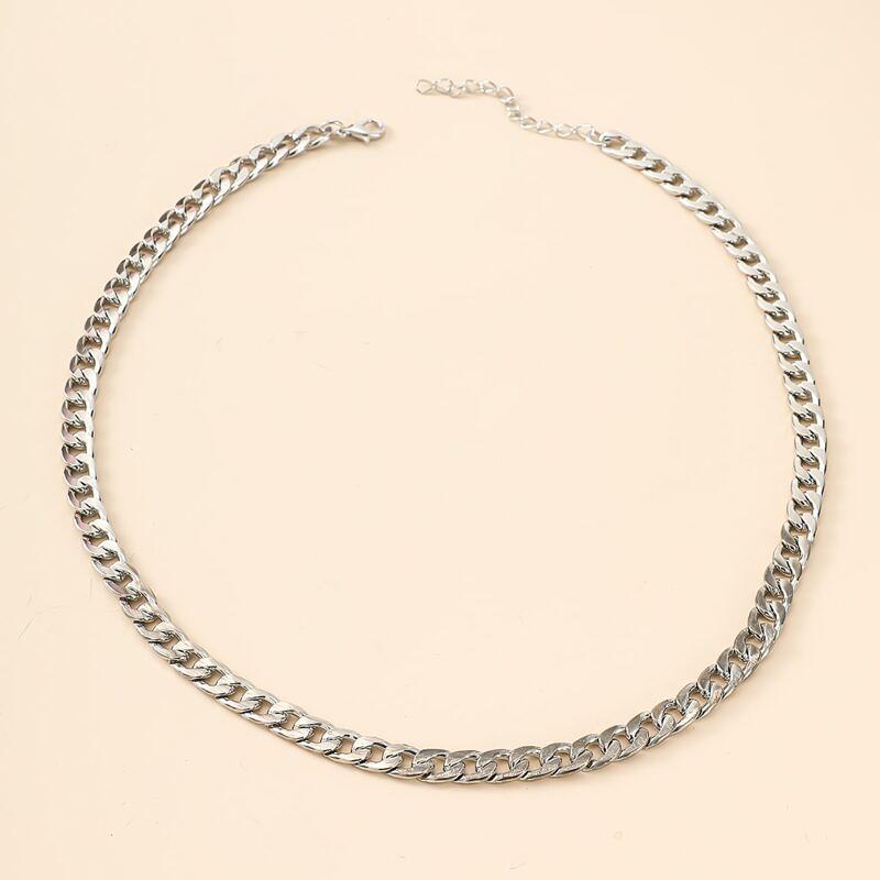 

Minimalist Chain Necklace, Silver