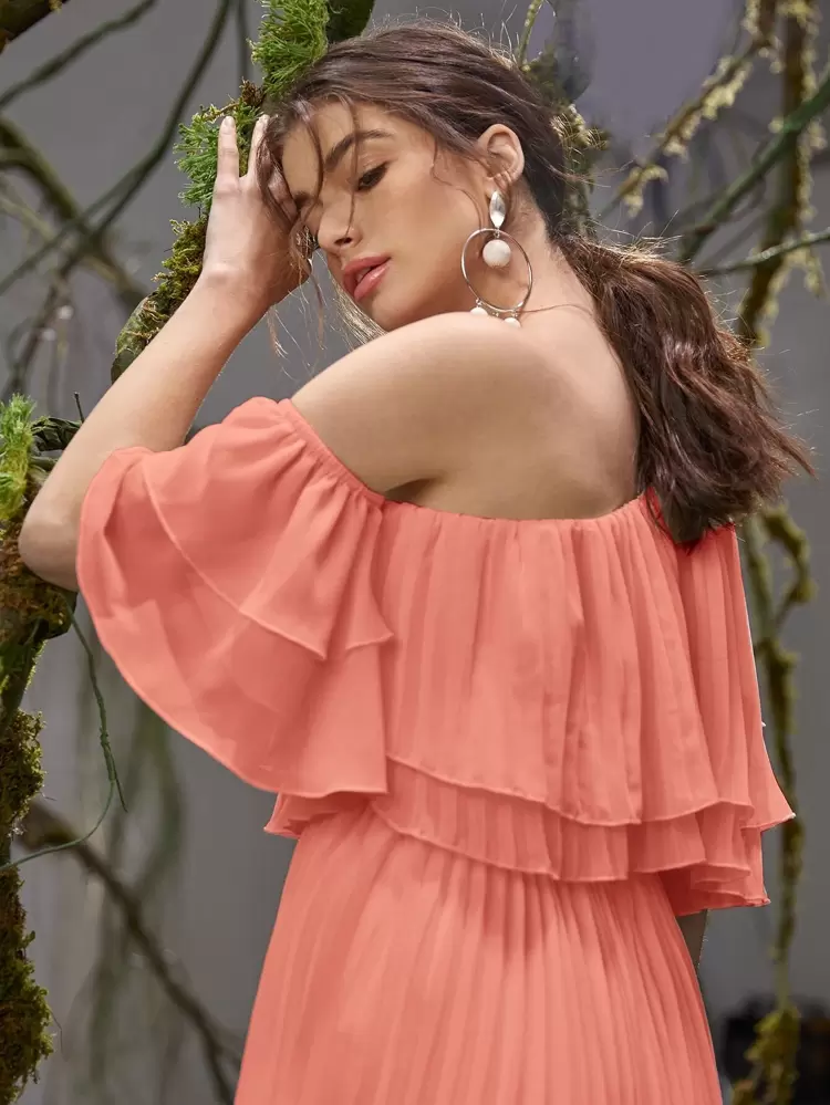 robe corail shein