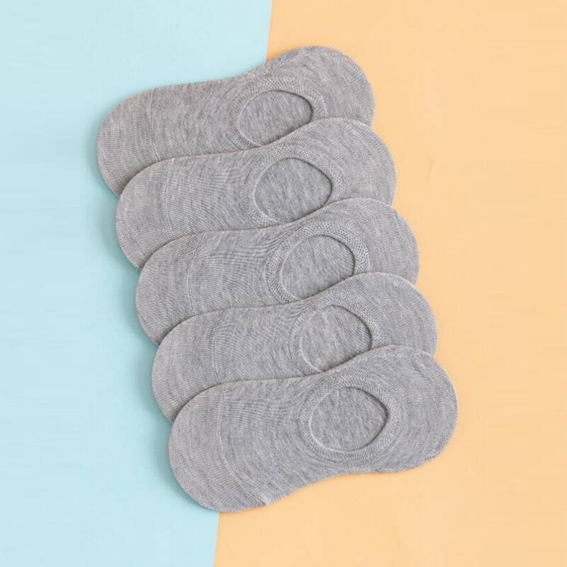 

5pairs Invisible Socks, Grey