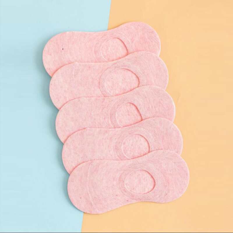 

5pairs Invisible Socks, Pink