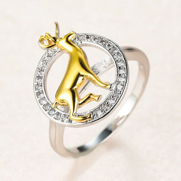 

1pc Creative Ring, Gold
