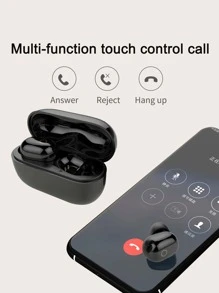 Wireless Earphones - Black - View 7