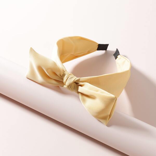 

Bow Knot Decor Headband, Yellow
