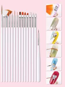 29pcs Nail Art Tool Set,Nail Supplies,Nail Tools,Nail Art Tools,Back To School,Nails,Nail Tools For Press On Nails - Multicolor - View 3