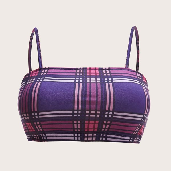 

Plus Plaid Cami Top, Multicolor