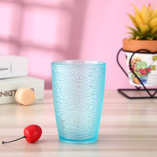 

1pc Plastic Water Cup, Blue
