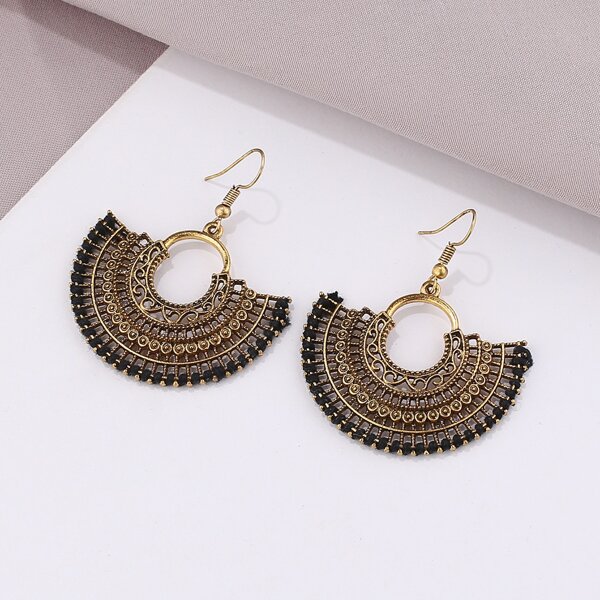 

Винтажные серьги, Золотистый