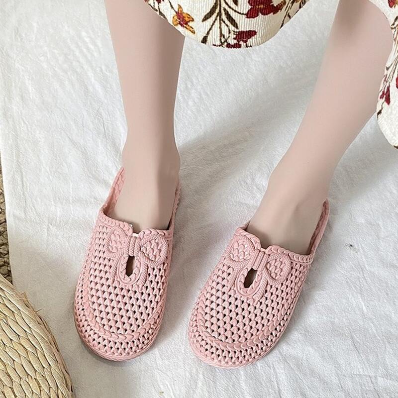 

Bow Cut Out Slides, Pink