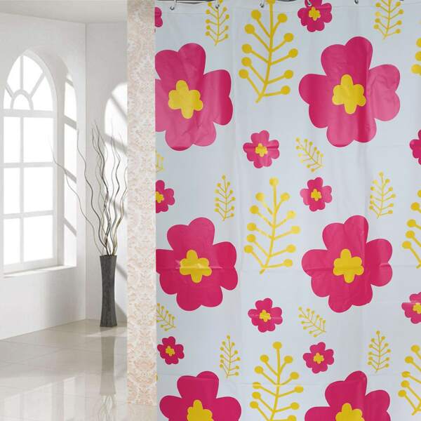 

Flower Print Shower Curtain, Multicolor