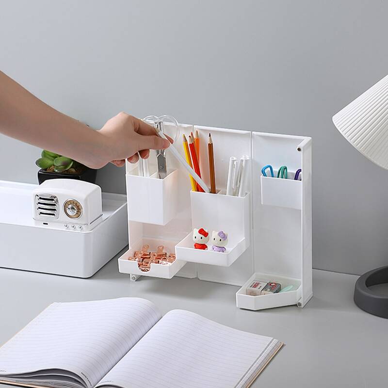

1pc Multi-layer Pen Holder, Multicolor