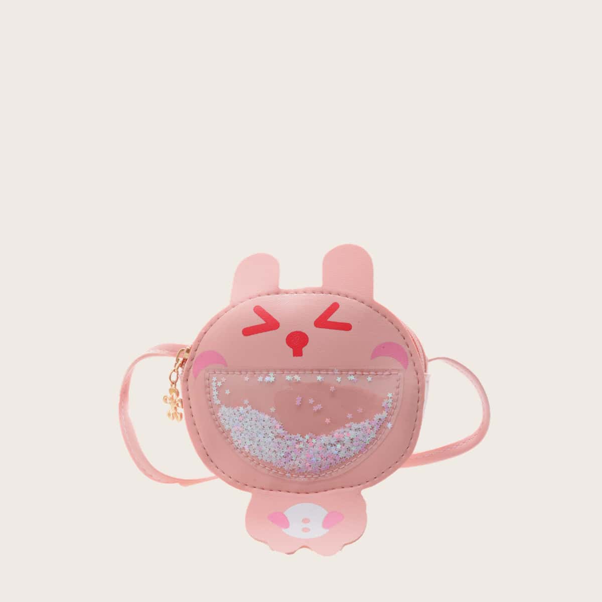 

Cartoon Crossbody Bag, Pink