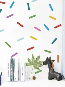 图形印刷儿童墙贴、贴纸、墙贴花、用于家居装饰的乙烯基贴花、春季装饰品让您的家焕然一新、拉玛装饰贴纸礼物生日毕业 - 彩色 - 查看 3