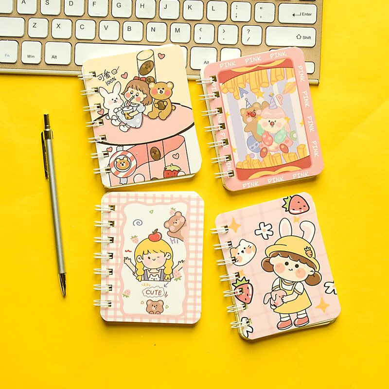 

1pc Cartoon Graphic Random Notebook, Multicolor