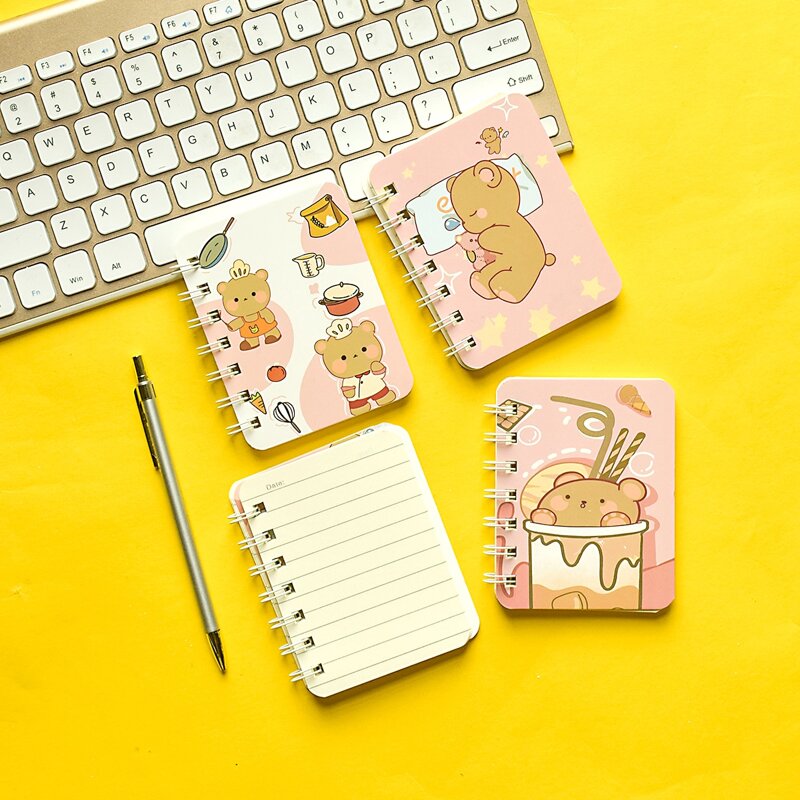 

1pc Cartoon Graphic Random Notebook, Multicolor