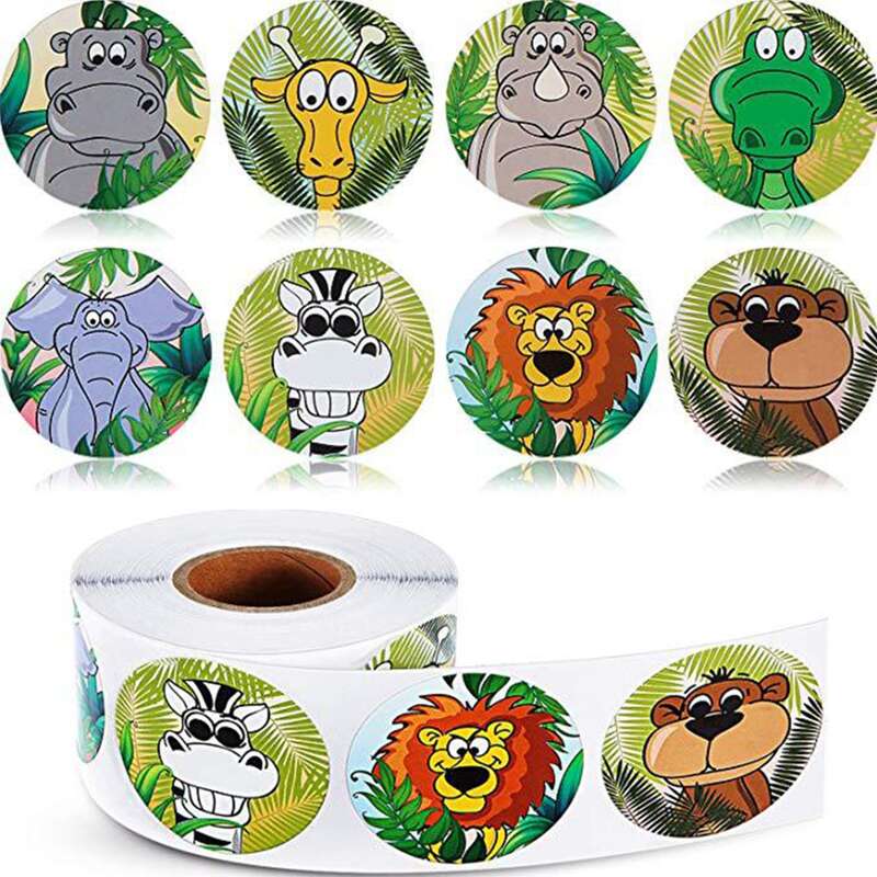 

1roll Animal Print Sticker Tape, Multicolor
