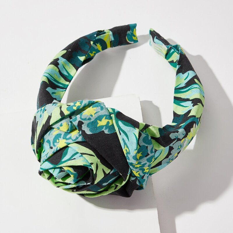 

Tropical Pattern Hair Hoop, Multicolor