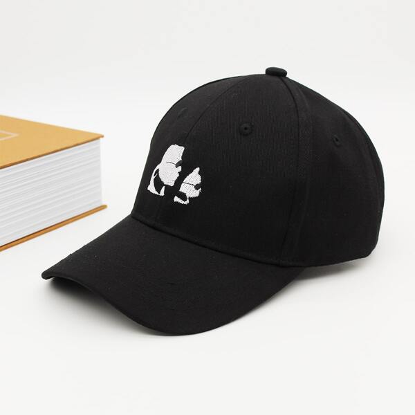 

Men Embroidery Baseball Cap, Black