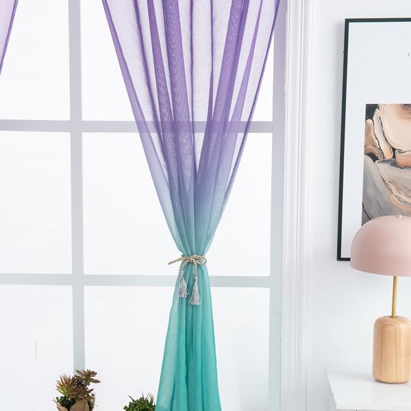 

Gradient Color Single Panel Curtain, Multicolor