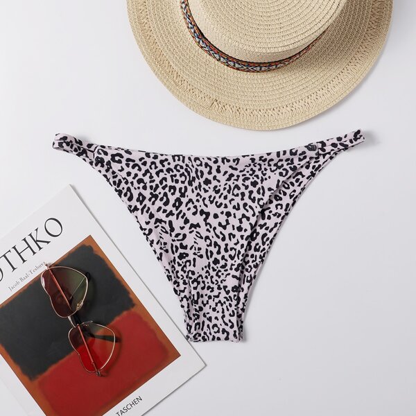 

Leopard Thong Bikini Panty, Multicolor