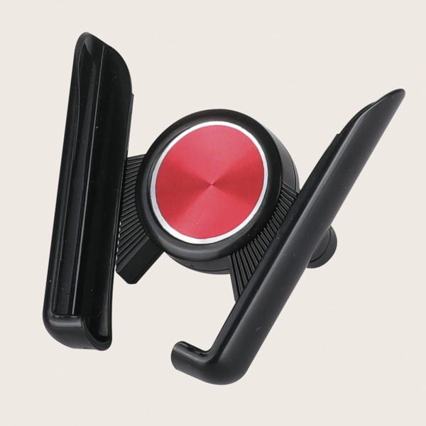 

360 Degree Rotation Car Air Outlet Mobile Phone Holder, Red