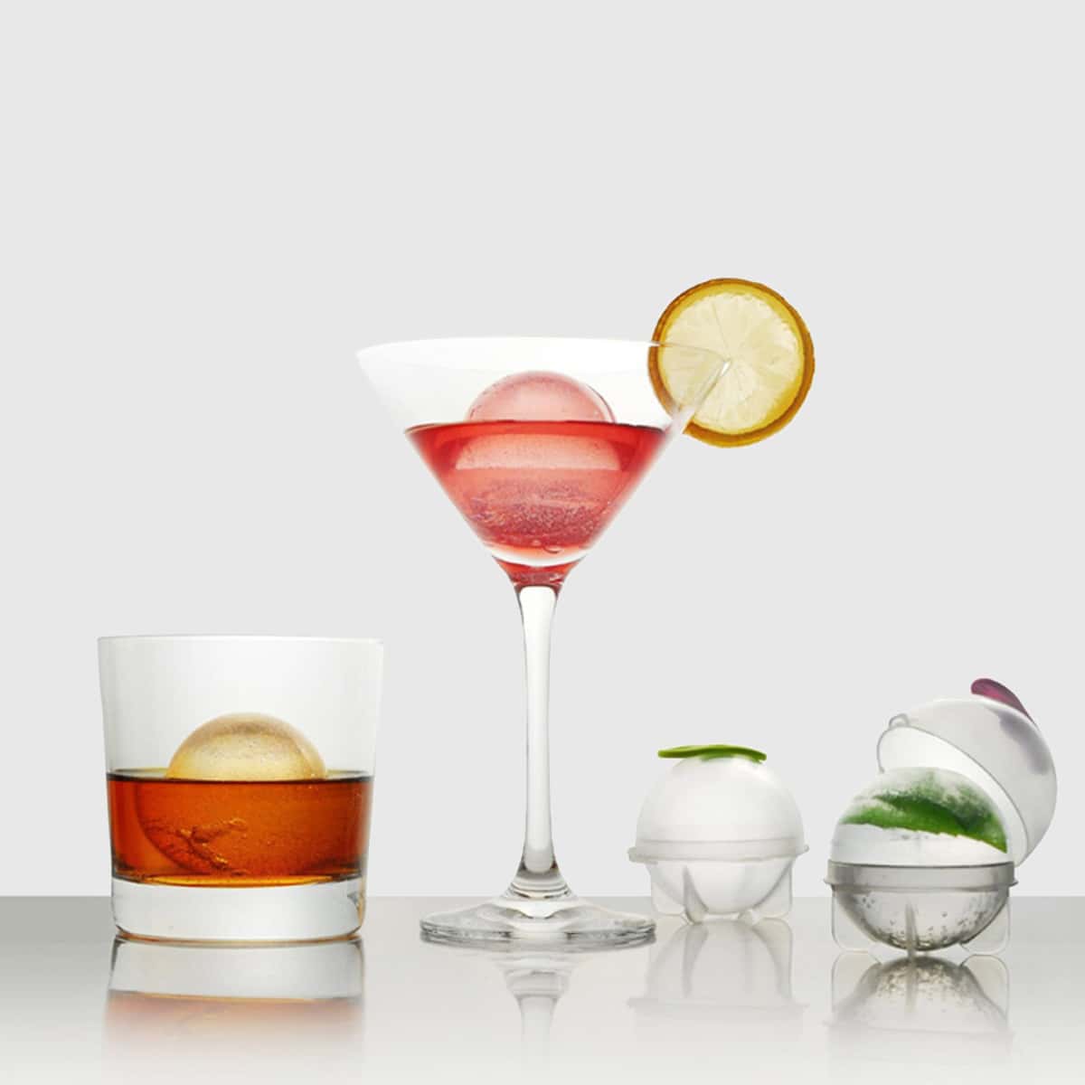 

4pcs Ice Ball Mold, Clear