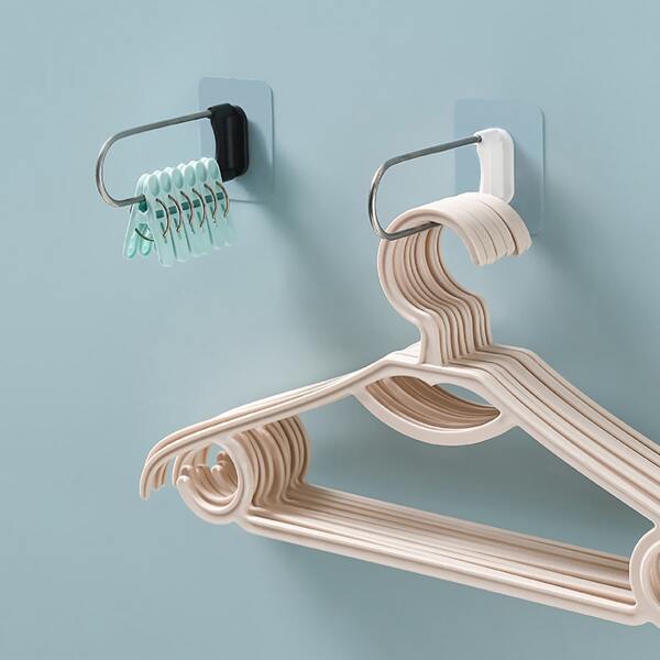 

1pc Wall Mounted Random Hanger Hook, Multicolor