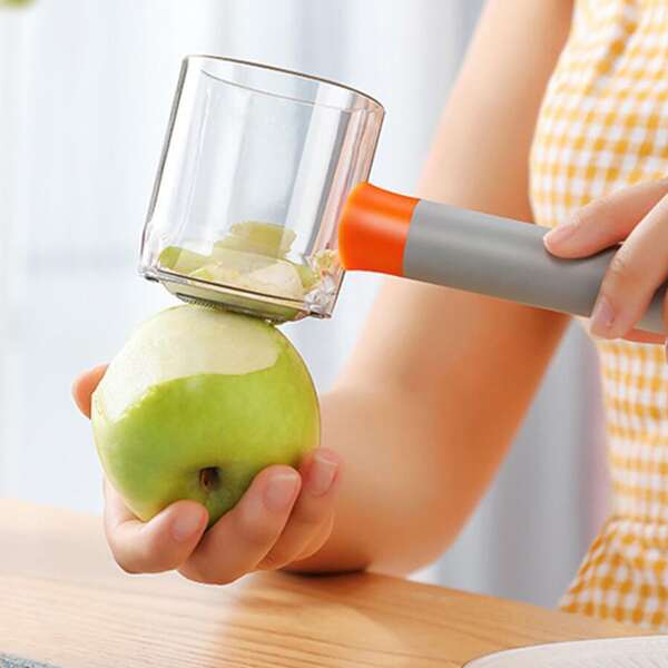 

1pc Hand Held Peeler, Multicolor