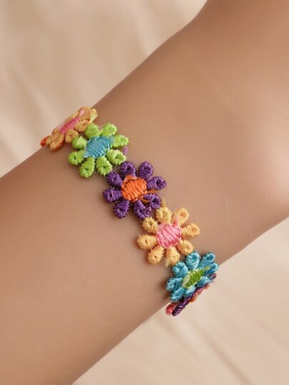 سوار بديكور زهر