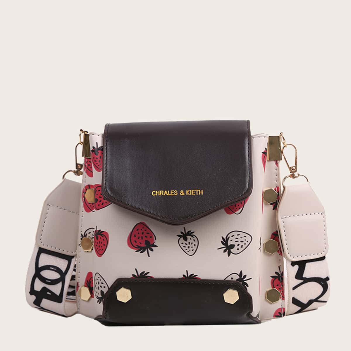 

Strawberry Crossbody Bag, Multicolor