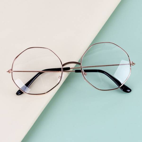 

Toddler Kids Geo Frame Glasses, Gold