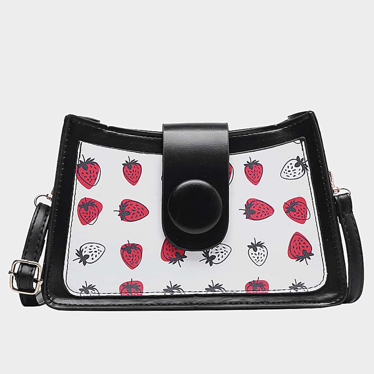 Strawberry Crossbody Bag, Multicolor