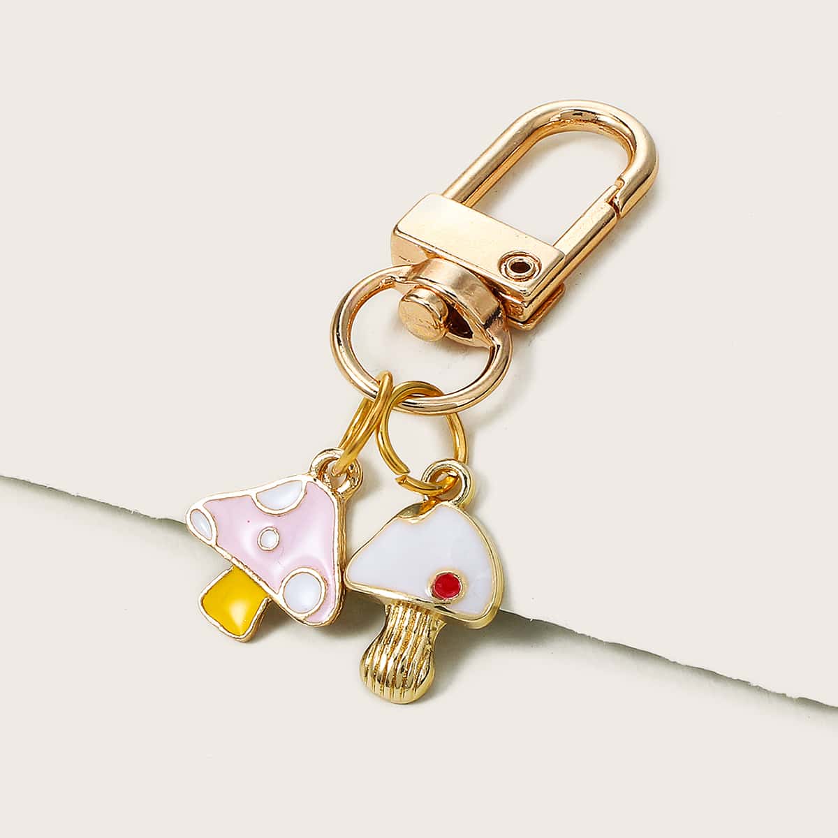 

Mushroom Bag Charm, Multicolor