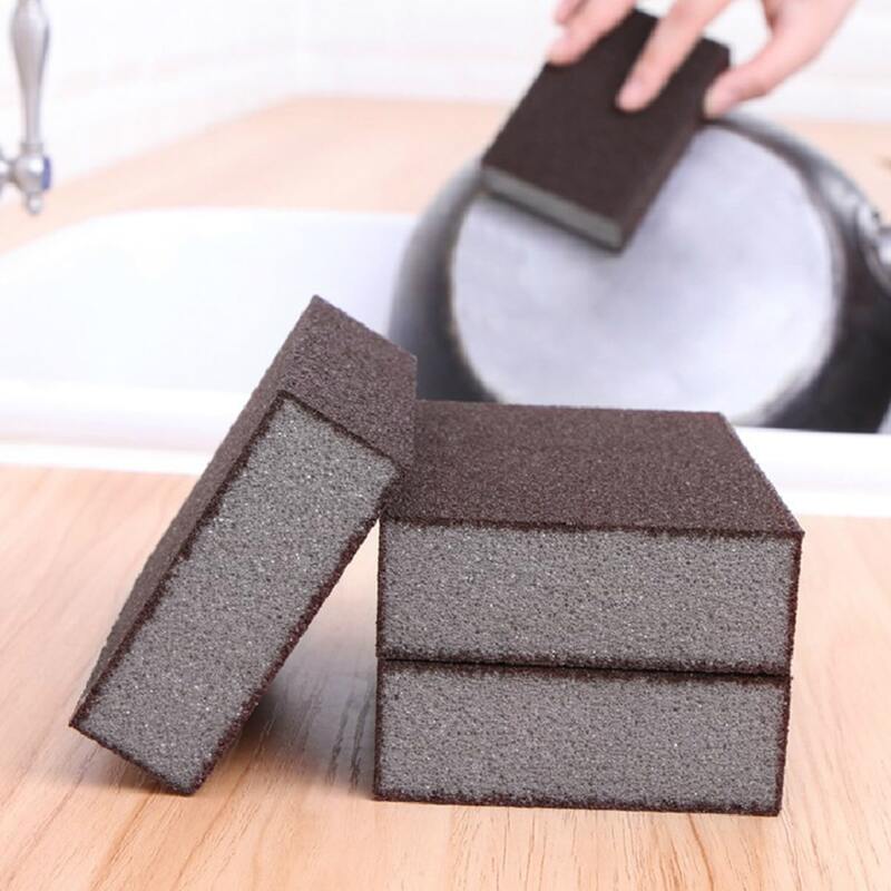 

1pc Kitchen Cleaning Sponge, Brown