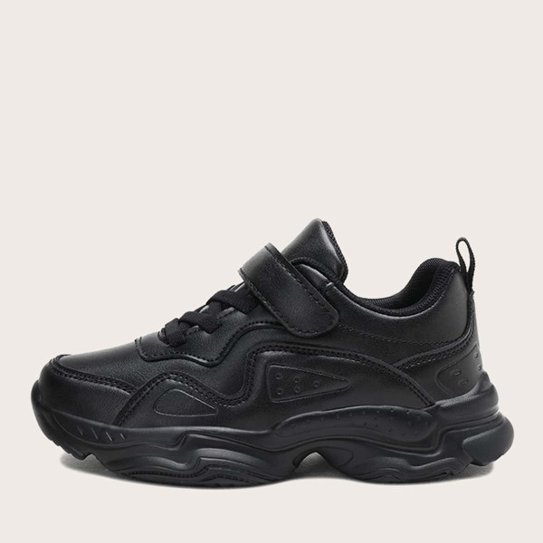 

Boys Velcro Strap Chunky Sneakers, Black