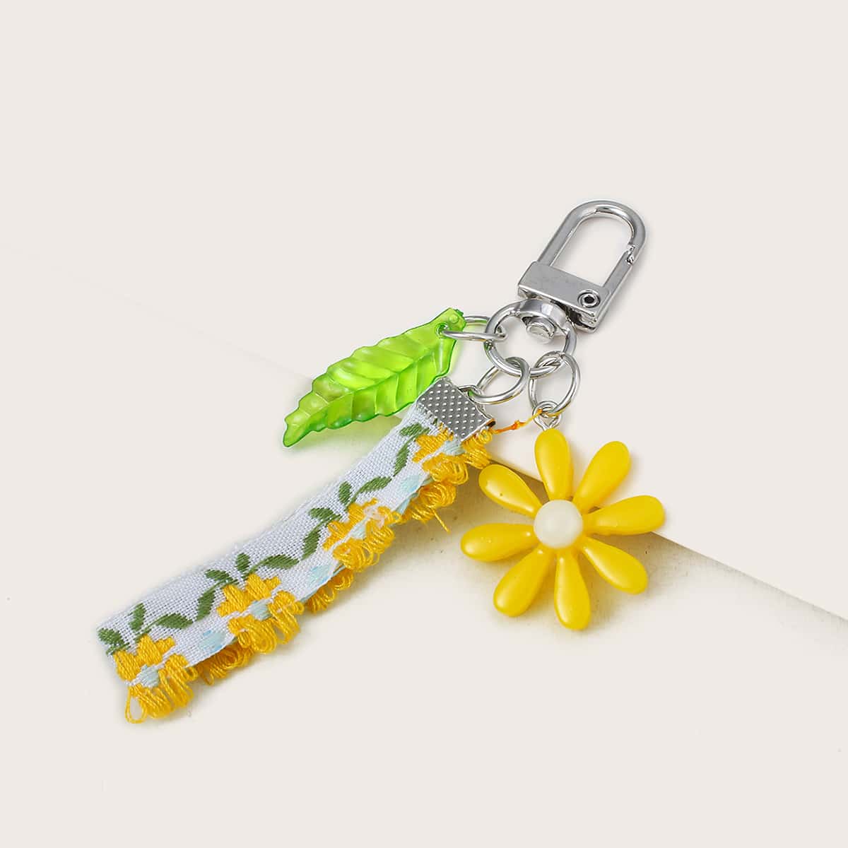 

Floral Decor Bag Charm, Multicolor