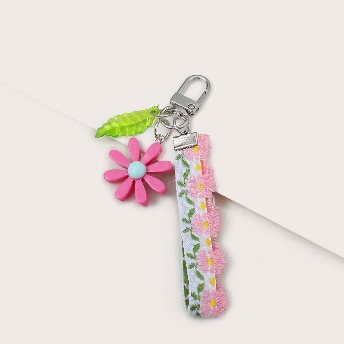 

Floral Decor Bag Charm, Multicolor
